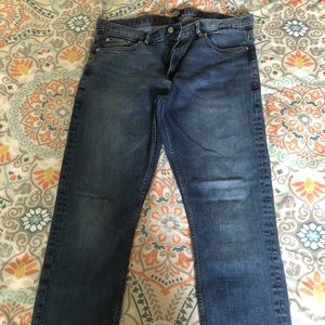 Men’s 36 blue cropped ankle denim jeans H&M